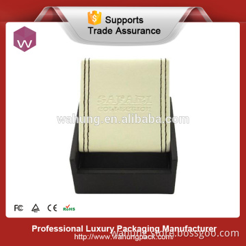 New pu leather cufflink box,mens cufflinks box (WH-0293-1)